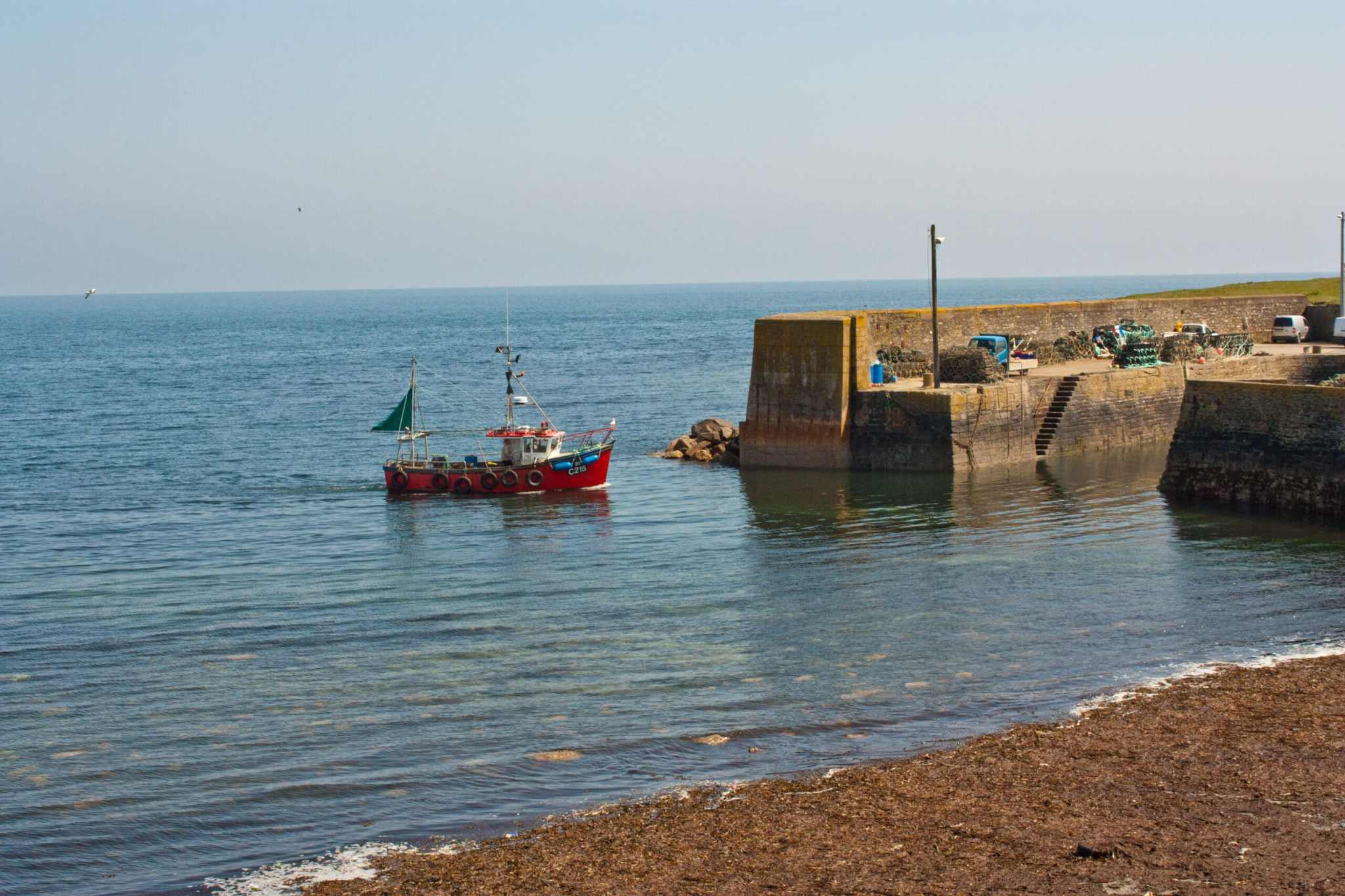 Slade harbour in County Wexford
